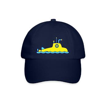 Aufgetauchtes U-Boot Wasseroberfläche Tauchgang - Baseballkappe - Blau/Blau - Vorne