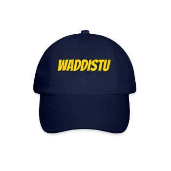 WADDISTU?! – Antwerpen Ongelofshirt - Baseballkappe - Blau/Blau - Vorne
