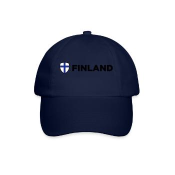 Nationalflagge von Finnland - Baseballkappe - Blau/Blau - Vorne