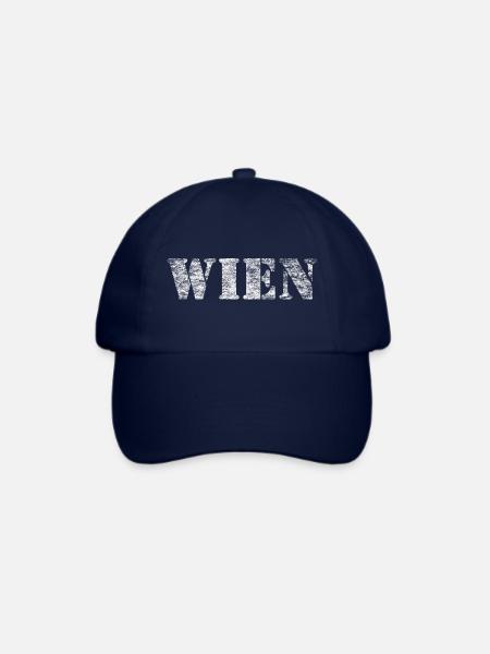 WIEN - Baseballkappe - Blau/Blau