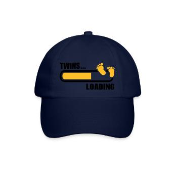 Zwillinge - Baseballkappe - Blau/Blau - Vorne