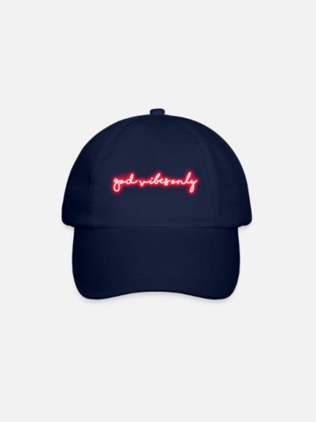 God Vibes Only - Baseballkappe - Blau/Blau