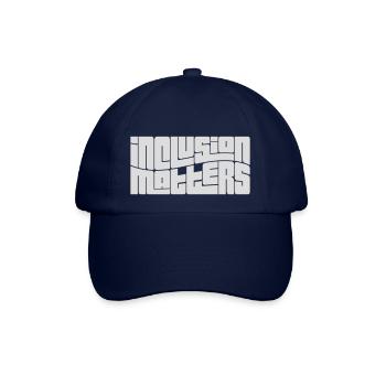 inclusion matters Logo Zitat - Baseballkappe - Blau/Blau - Vorne