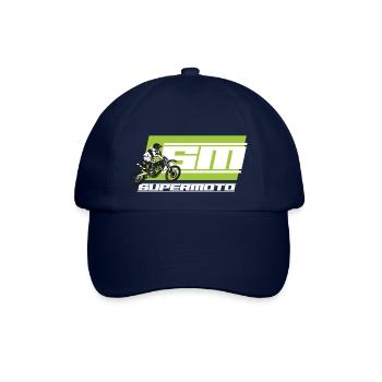 SM SUPER MOTO - Baseballkappe - Blau/Blau - Vorne