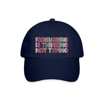 computer humour birthday present idea present idea - Baseballkappe - Blau/Blau - Vorne