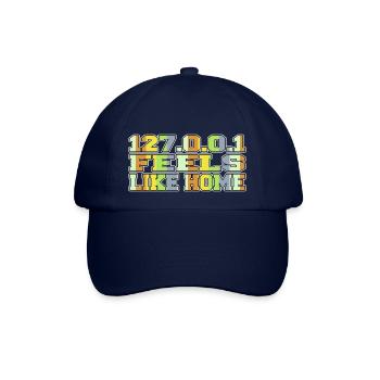 quote dayfathers day backend developer profession - Baseballkappe - Blau/Blau - Vorne