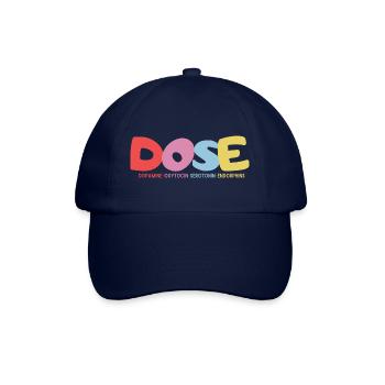 DOSE-Dopamin•Oxytocin•Serotonin•Endorphine - Baseballkappe - Blau/Blau - Vorne
