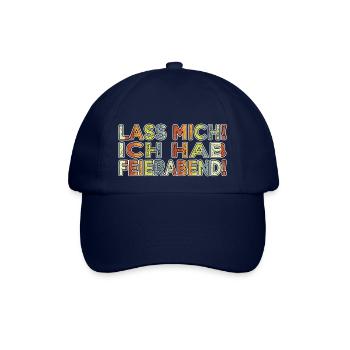 lachen ist die beste medizin - Baseballkappe - Blau/Blau - Vorne