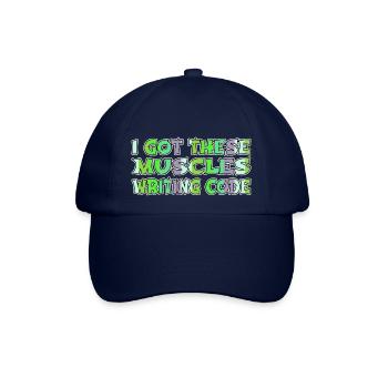 present joke programming languages informatics - Baseballkappe - Blau/Blau - Vorne
