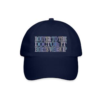 hacking white hat hacking information security - Baseballkappe - Blau/Blau - Vorne