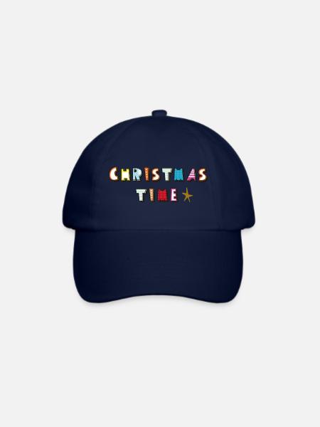 Christmas Time - Baseballkappe - Blau/Blau