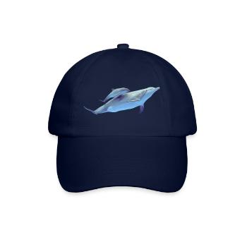 Delfin - Baseballkappe - Blau/Blau - Vorne