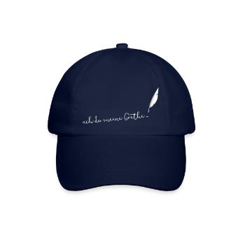 ach du meine Goethe - Baseballkappe - Blau/Blau - Vorne