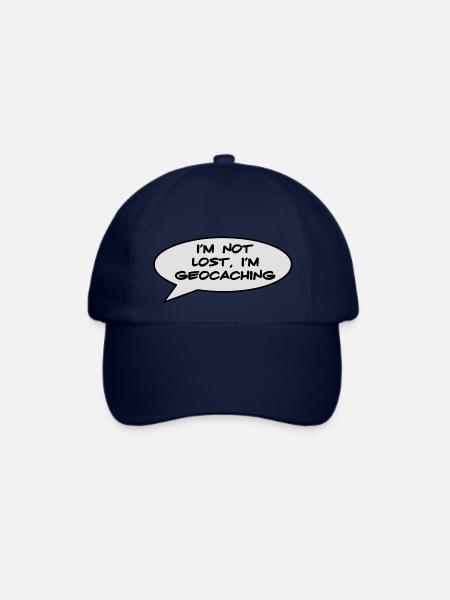 Geocaching - Baseballkappe - Blau/Blau