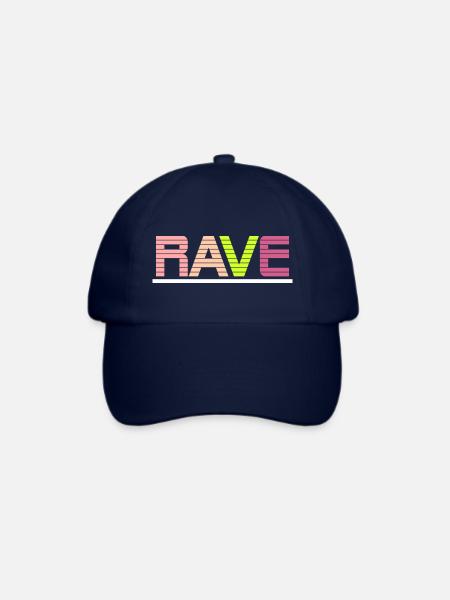 Rave - Baseballkappe - Blau/Blau