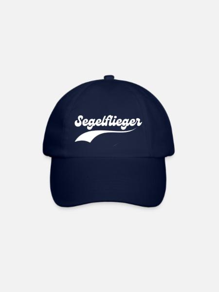 Segelflieger in cooler Retro Schrift Segelfliegen - Baseballkappe - Blau/Blau