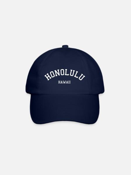 Honolulu Hawaii - Baseballkappe - Blau/Blau