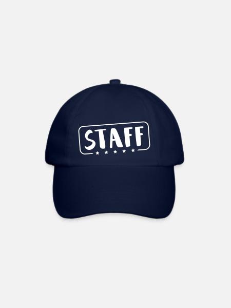 staff - Baseballkappe - Blau/Blau