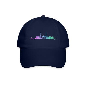 Berlin Skyline - Baseballkappe - Blau/Blau - Vorne