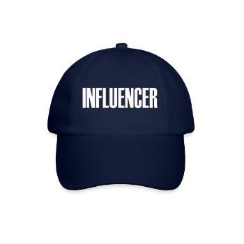 influencer youtuber fame babo sticker aufkleber - Baseballkappe - Blau/Blau - Vorne