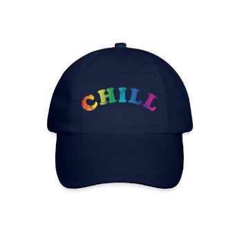 Chill chillen - Baseballkappe - Blau/Blau - Vorne