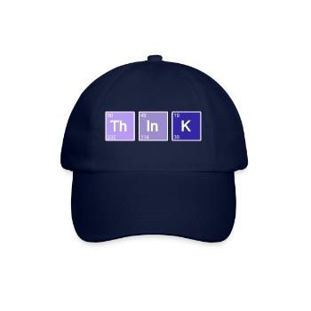 Think (blau) - Baseballkappe - Blau/Blau - Vorne