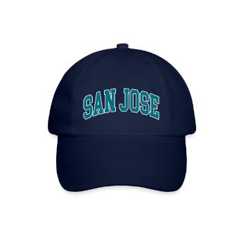 San Jose blue white - Baseballkappe - Blau/Blau - Vorne