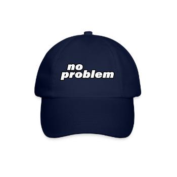 NO PROBLEM - Baseballkappe - Blau/Blau - Vorne