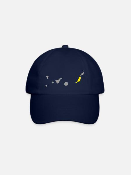 Kanarische Inseln - Baseballkappe - Blau/Blau