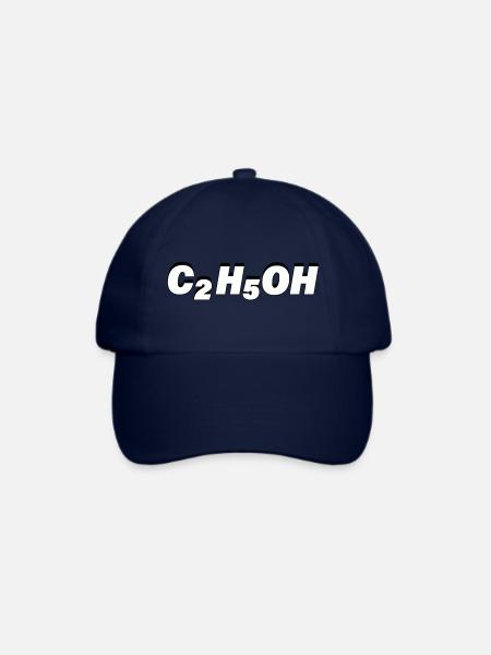C2H5OH - Baseballkappe - Blau/Blau