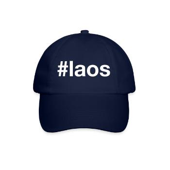 Laos Hashtag - Baseballkappe - Blau/Blau - Vorne