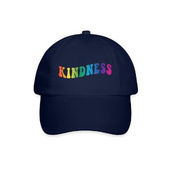 Kindness Spruch - Baseballkappe - Blau/Blau - Vorne