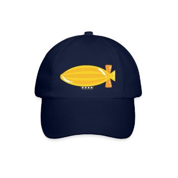 Zeppelin - Baseballkappe - Blau/Blau - Vorne
