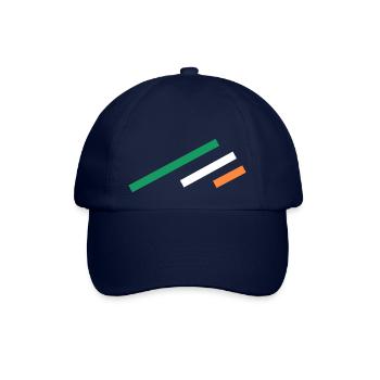 Irland Streifen - Baseballkappe - Blau/Blau - Vorne