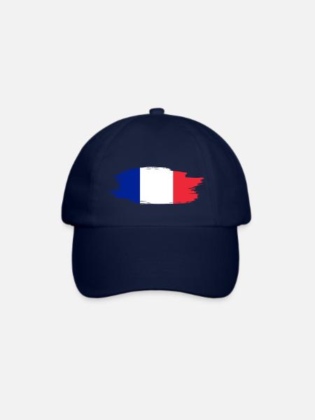 Frankreich - Baseballkappe - Blau/Blau