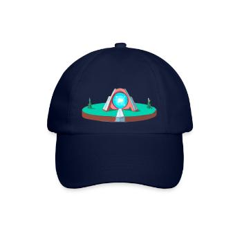 Raumschiff - Baseballkappe - Blau/Blau - Vorne