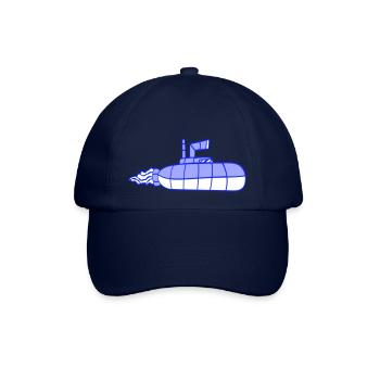 U-Boot Unterseeboot Tauchgang Tauchboot Kapitän - Baseballkappe - Blau/Blau - Vorne