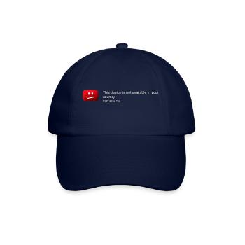 Design in Ihrem Land nicht verfügbar - Baseballkappe - Blau/Blau - Vorne