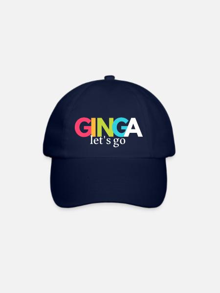 Capoeira Let's Go Ginga - Baseballkappe - Blau/Blau