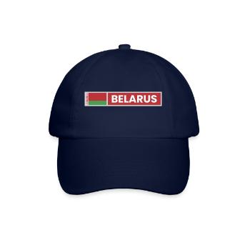 Flagge von Weißrussland - Baseballkappe - Blau/Blau - Vorne