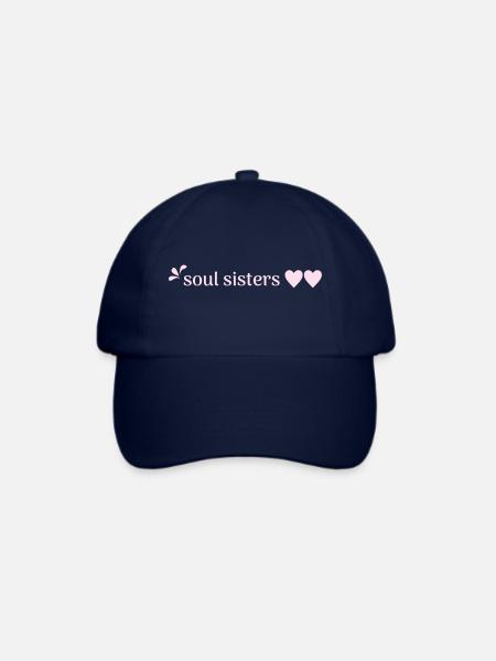 Freunde - Soul Sisters - Baseballkappe - Blau/Blau