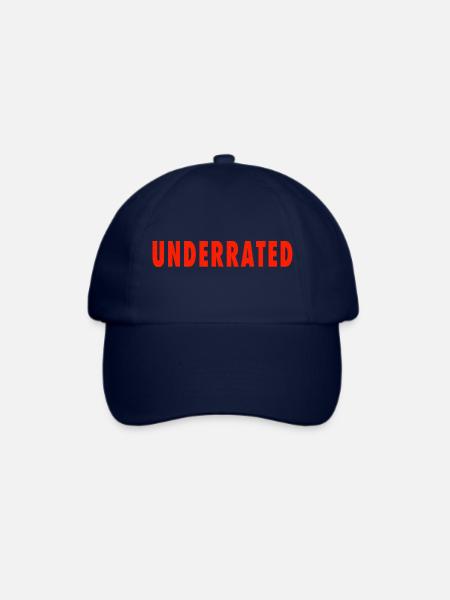underrated - Baseballkappe - Blau/Blau