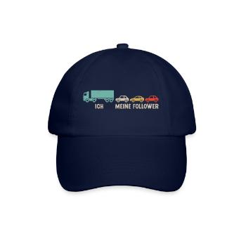 LKW Fahrer Meine Follower Fernfahrer - Baseballkappe - Blau/Blau - Vorne