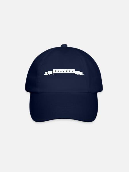 Banderole Sterne - Baseballkappe - Blau/Blau