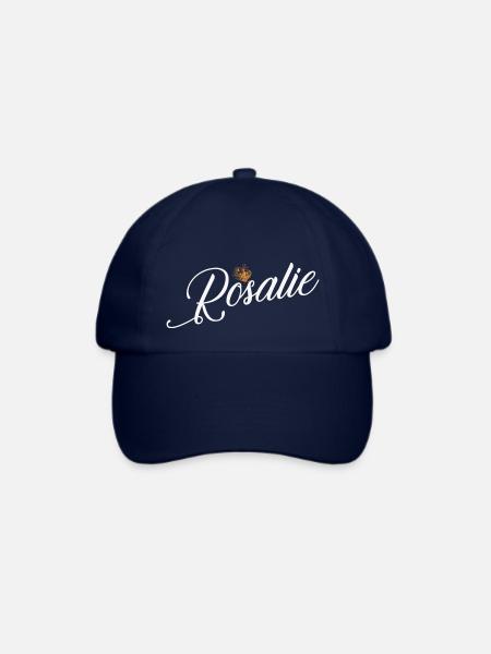 Rosalie Name für Frauen Kinder Kleinkinder - Rosalie - Baseballkappe - Blau/Blau