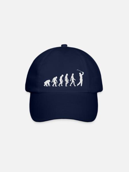 Die Evolution des Golfs - Baseballkappe - Blau/Blau
