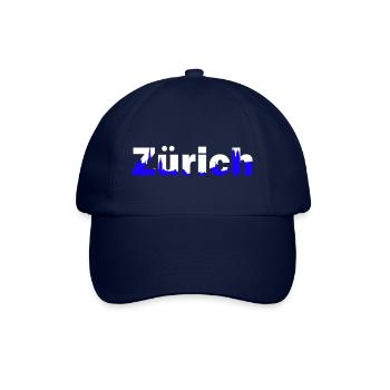 zürich - Baseballkappe - Blau/Blau - Vorne