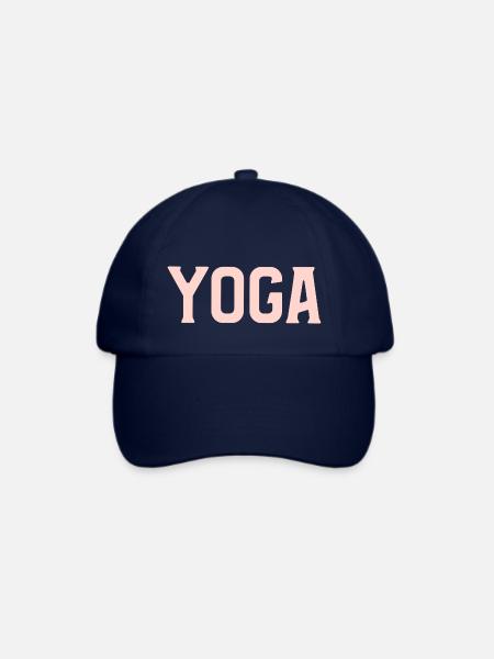 yoga - Baseballkappe - Blau/Blau