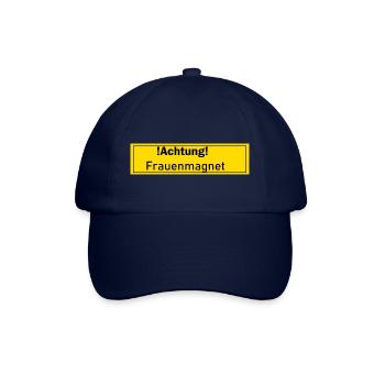 Frauenmagnet Frauenversteher Geschenk Geschenkidee - Baseballkappe - Blau/Blau - Vorne