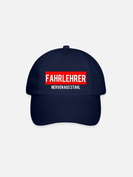 Fahrlehrer Nerven Aus Stahl - Baseballkappe - Blau/Blau